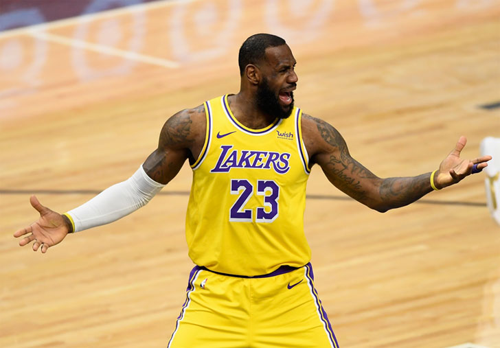 LeBron James dos Lakers LeBron James dos Lakers