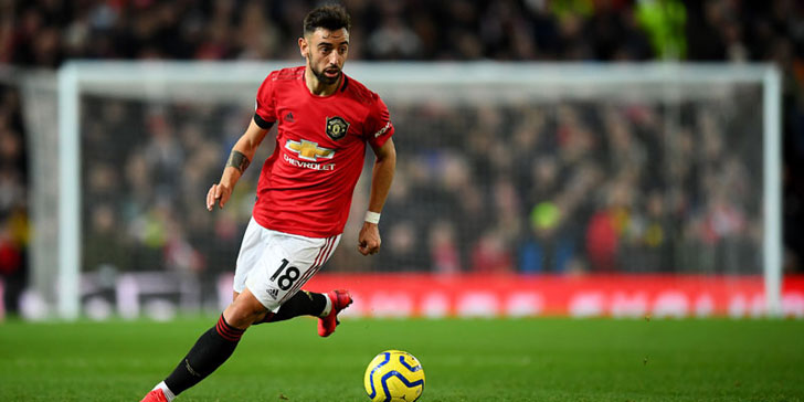 Bruno Fernandes, meio-campista do Manchester United Bruno Fernandes, meio-campista do Manchester United