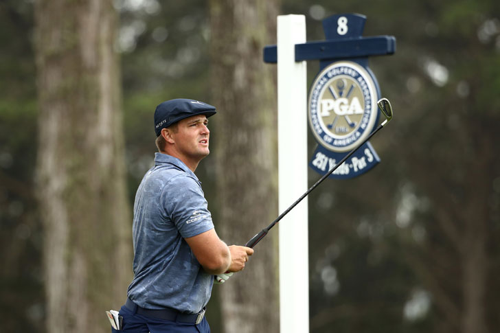 Bryson DeChambeau em acção