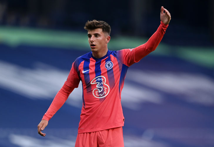 O meio-campista do Chelsea Mason Mount