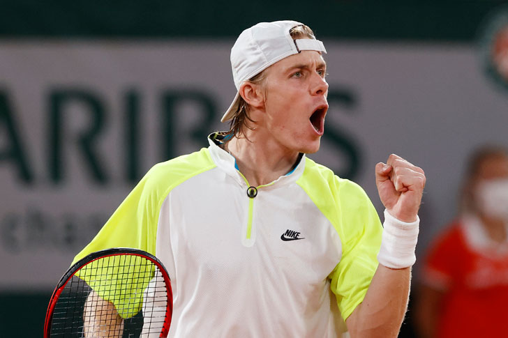 Denis Shapovalov em acção