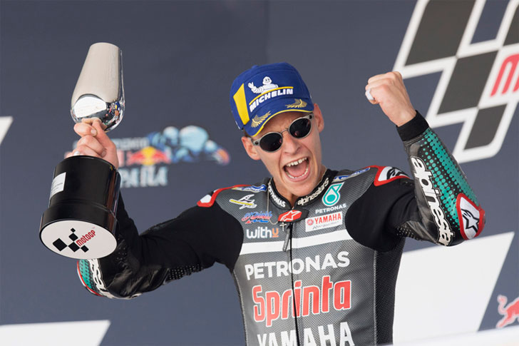 Fabian Quartararo da Yamaha