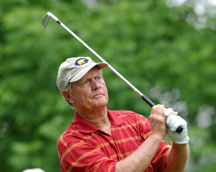 Jack Nicklaus en acción