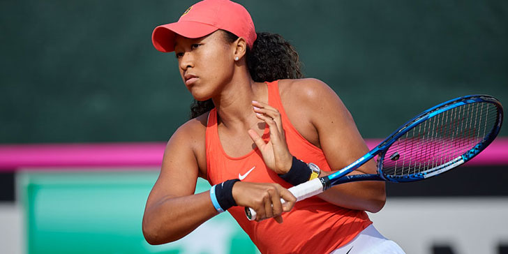 Naomi Osaka em acção