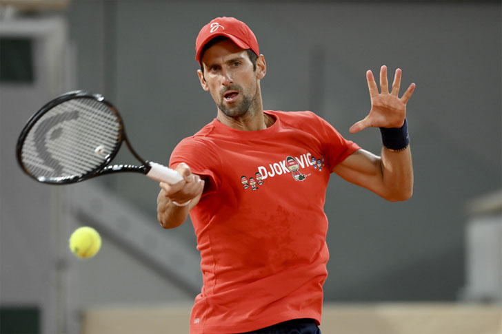 Novak Djokovic em acção