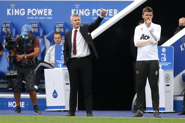 Ole Gunnar Solskjaer, treinador do Manchester United