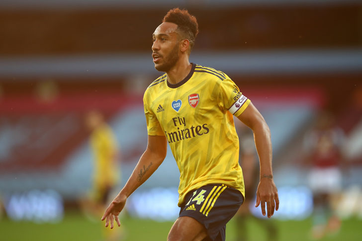 Pierre-Emerick Aubameyang, capitão do Arsenal