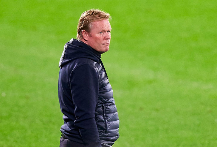 Ronald Koeman, o treinador do Barcelona Ronald Koeman, o treinador do Barcelona