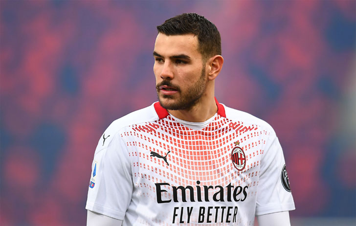 Theo Hernandez of Milan Theo Hernandez of Milan