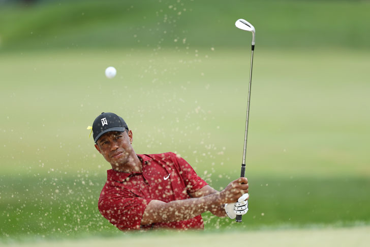 Tiger Woods em acção Tiger Woods em acção