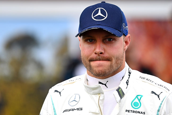 O piloto da Mercedes Valtteri Bottas