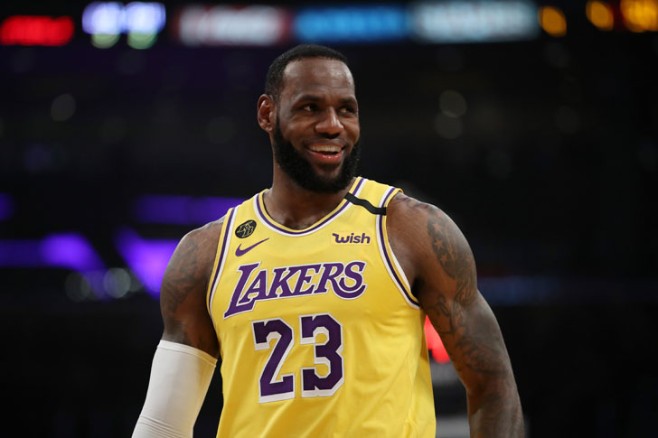 O ala dos Los Angeles Lakers LeBron James