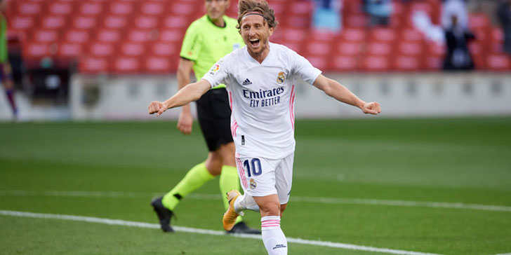 O meio-campista do Real Madrid Luka Modric