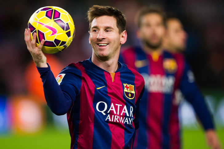 Lionel Messi, capitão do Barcelona